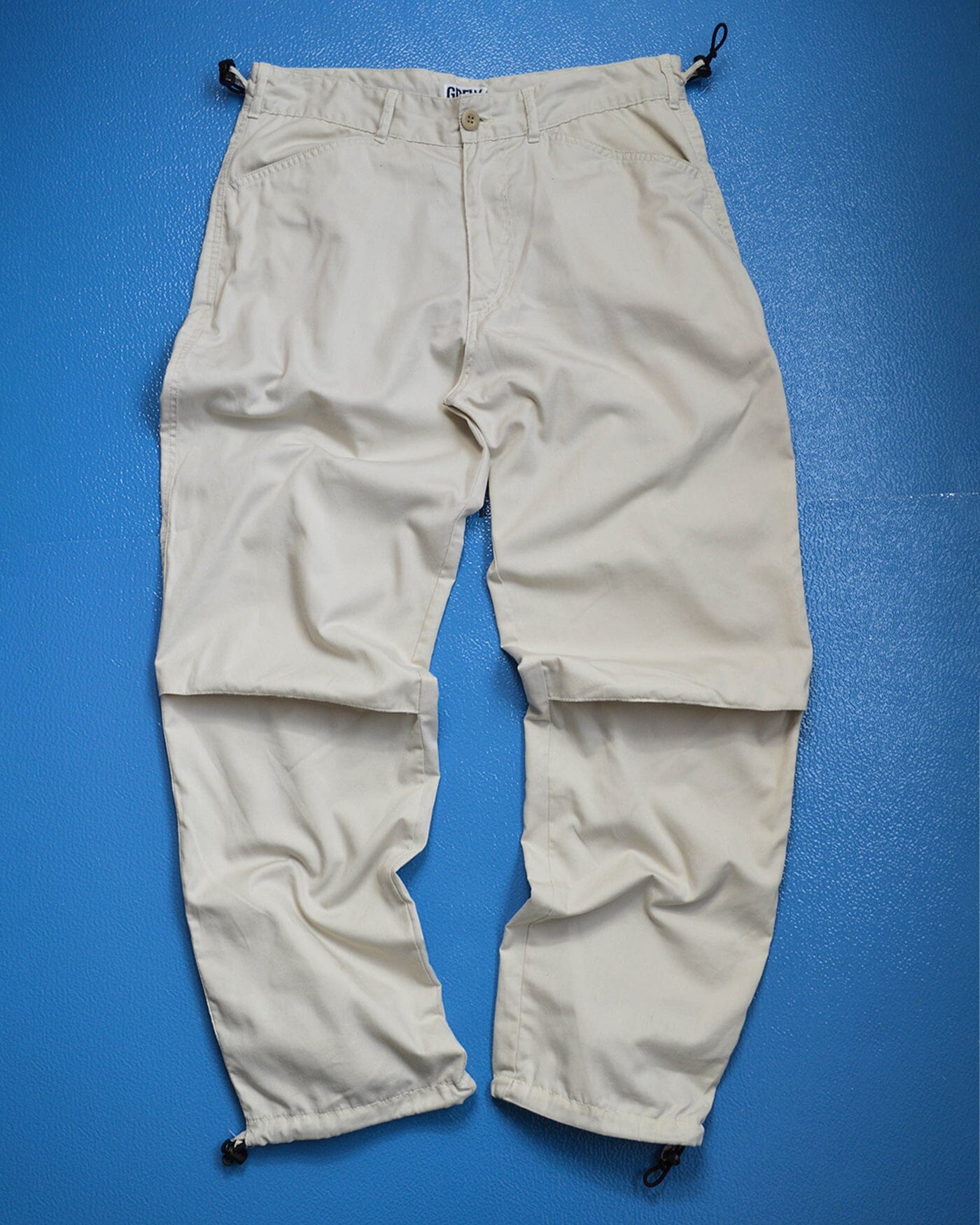 GOODENOUGH Cream Technical Track Pants (30~31)