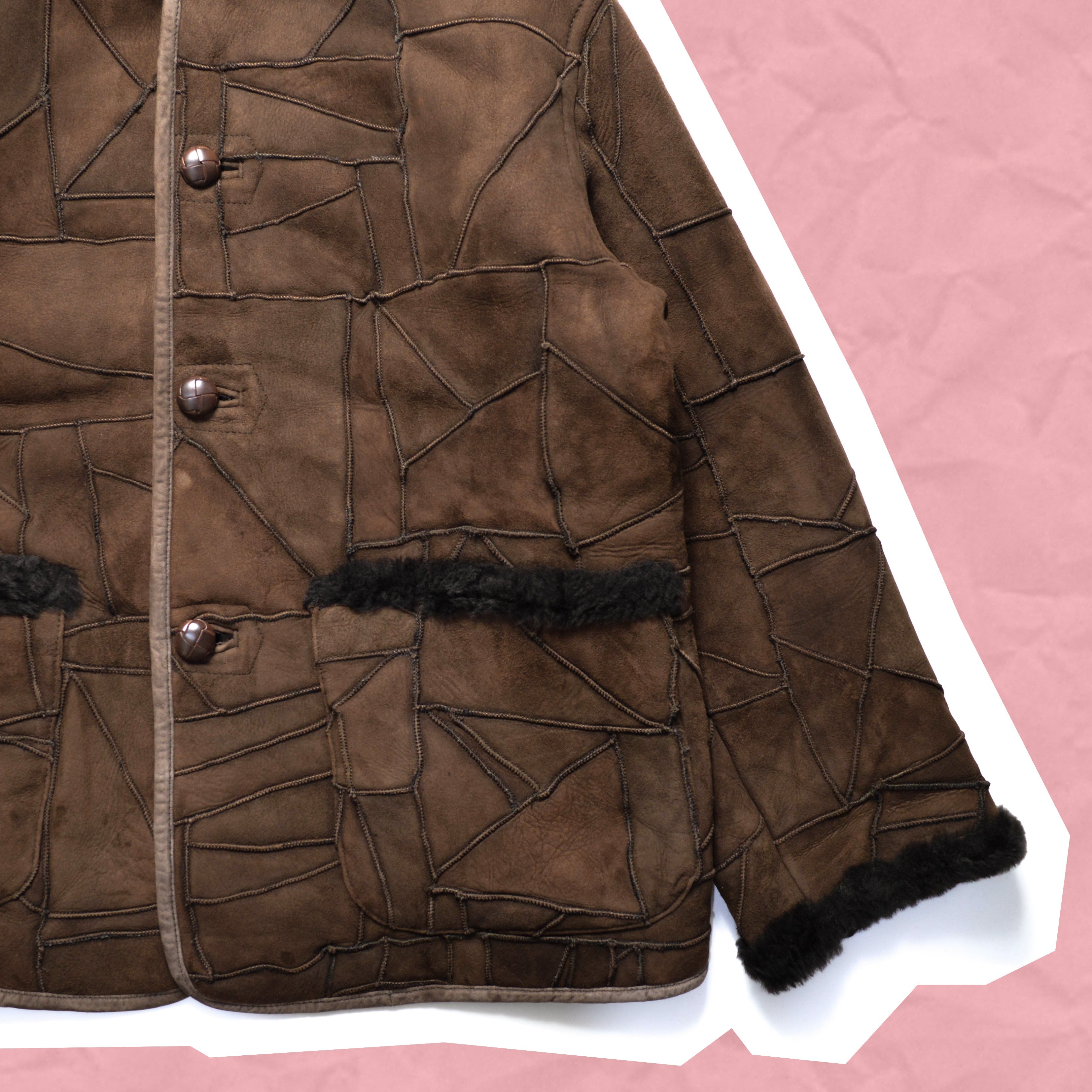 HAI Sporting Gear Suede Leather Patchwork Jacket (M) – shop.allenreji