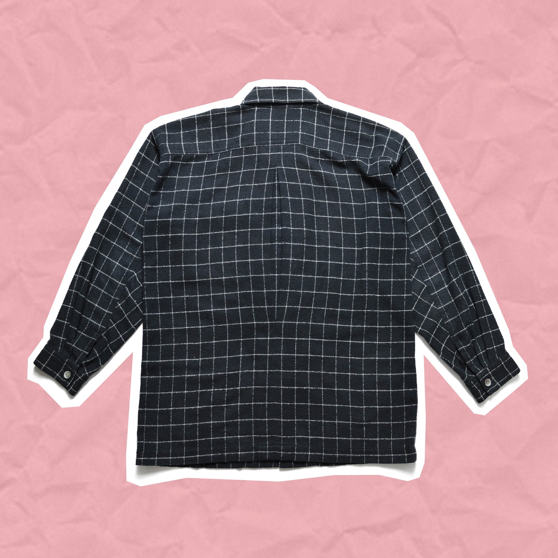 Issey Miyake 80s Grid Over Shirt (M)