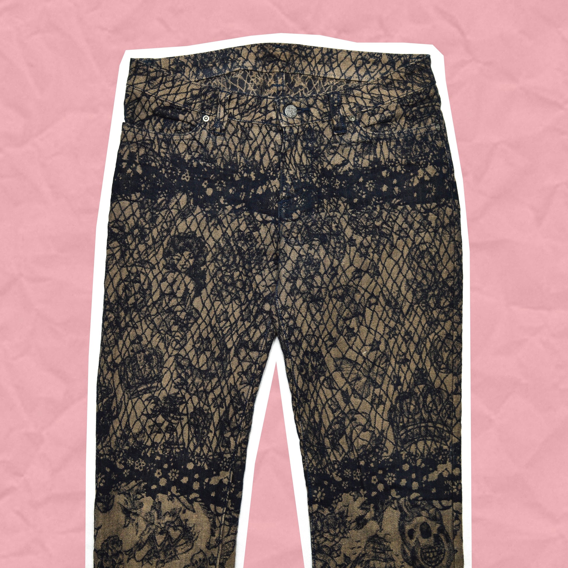 Issey Miyake APOC Jacquard Pattern Jeans (~30~)