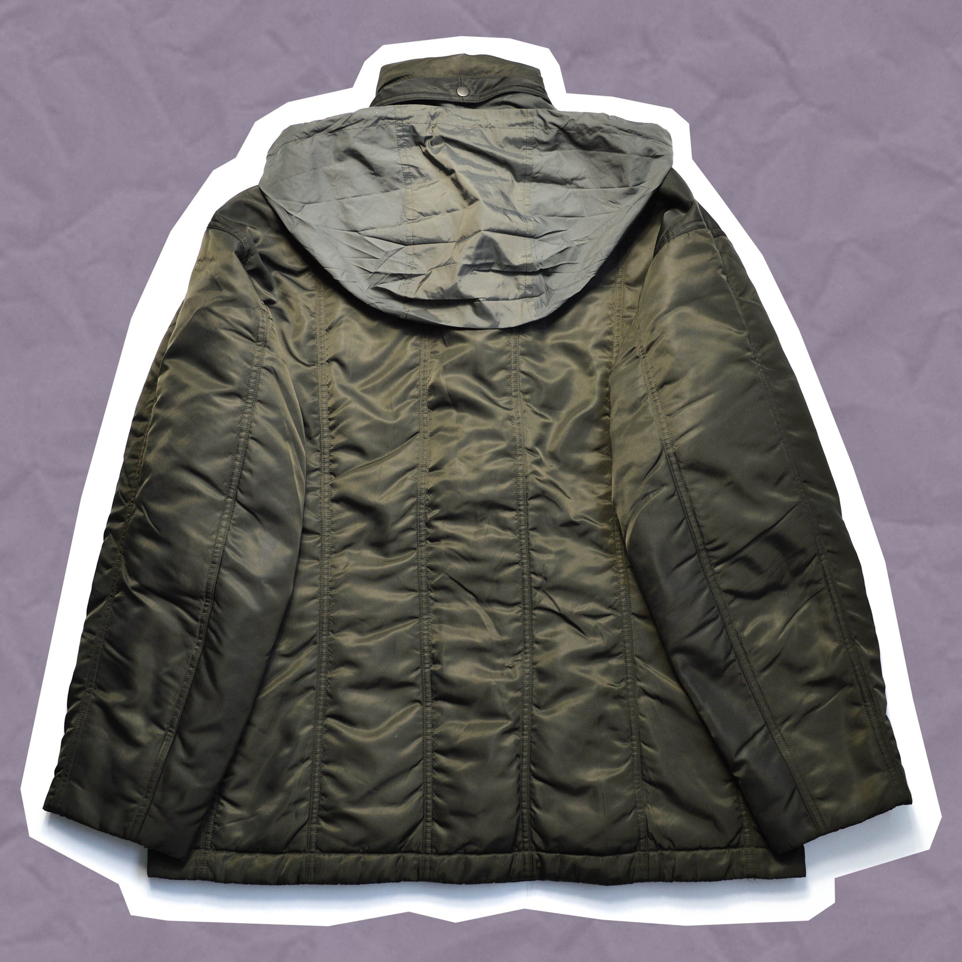 Issey Miyake A/W01 Technical Quilted Nylon Jacket (M~L)