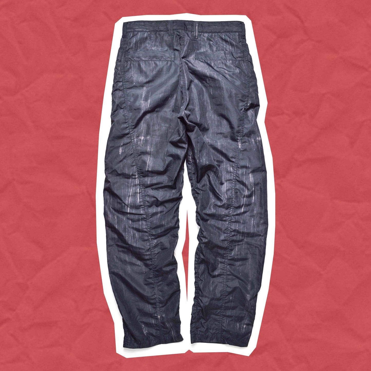 Issey Miyake Scratch Effect Track Pants (~29~)