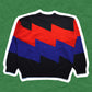 Issey Miyake Spike Red/ Blue/ Black Knit Jumper (~M~)