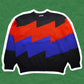 Issey Miyake Spike Red/ Blue/ Black Knit Jumper (~M~)
