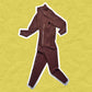 Issey Miyake Womens F/W 1997 Deep Maroon Asymmetrical Zip Jumpsuit (~XS~)