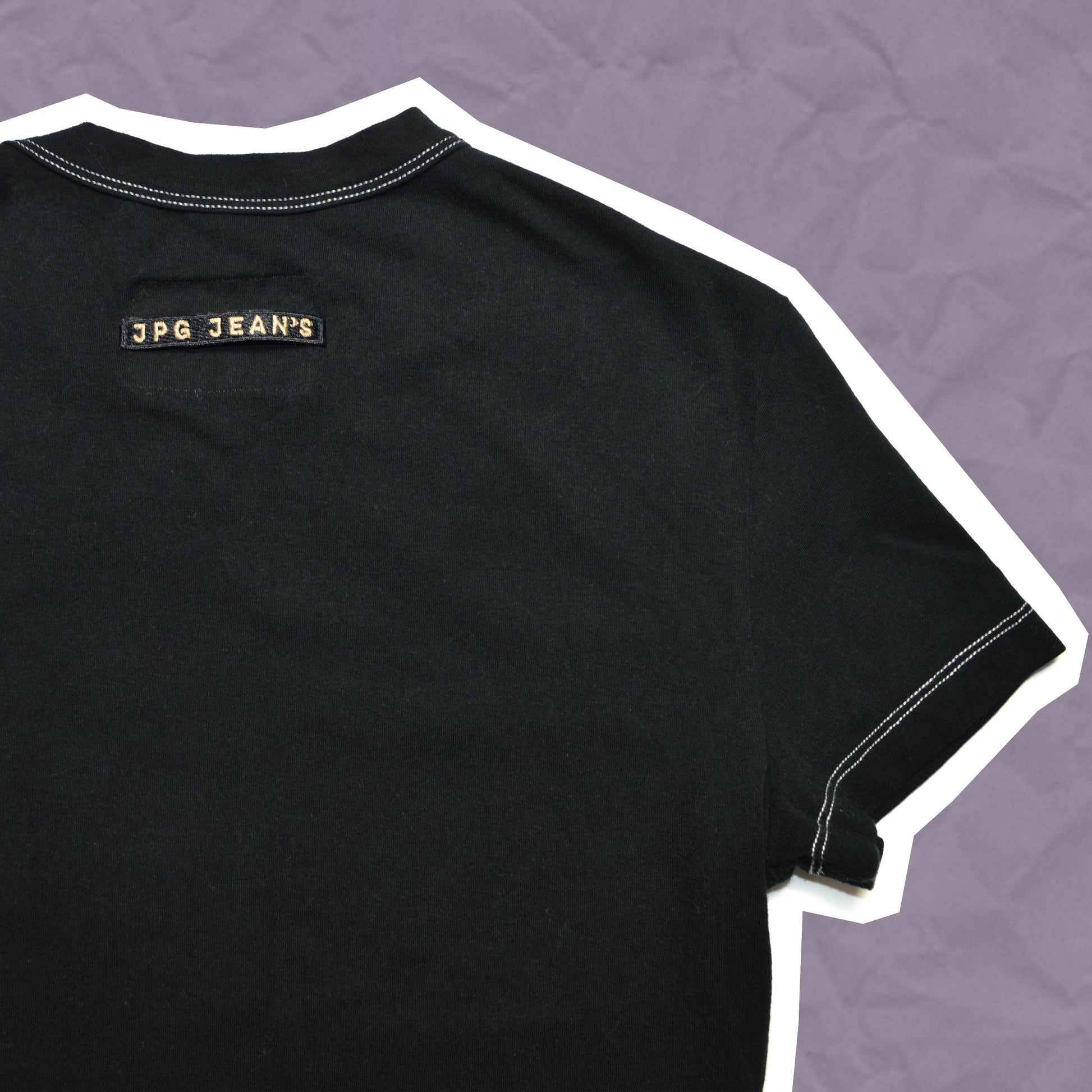 Jean Paul Gaultier Contrast Stitch Logo T-Shirt (M)