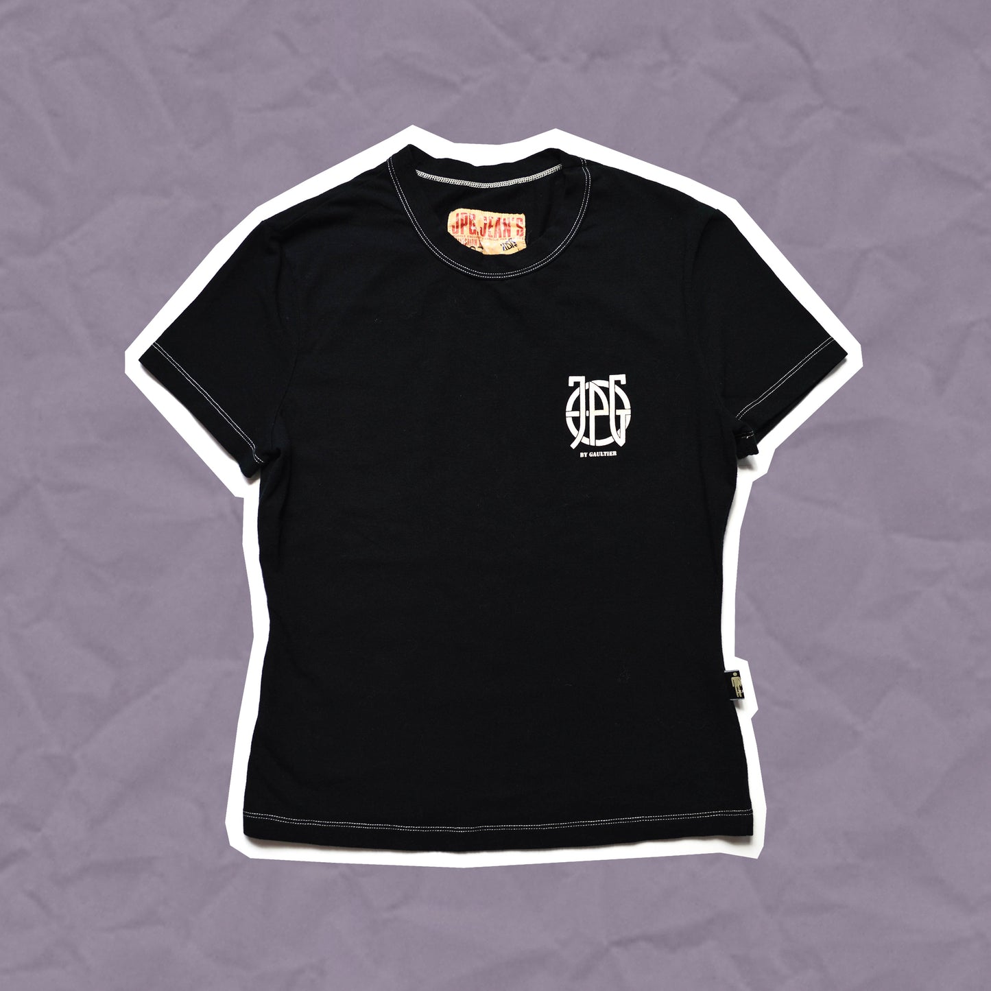 Jean Paul Gaultier Contrast Stitch Logo T-Shirt (M)