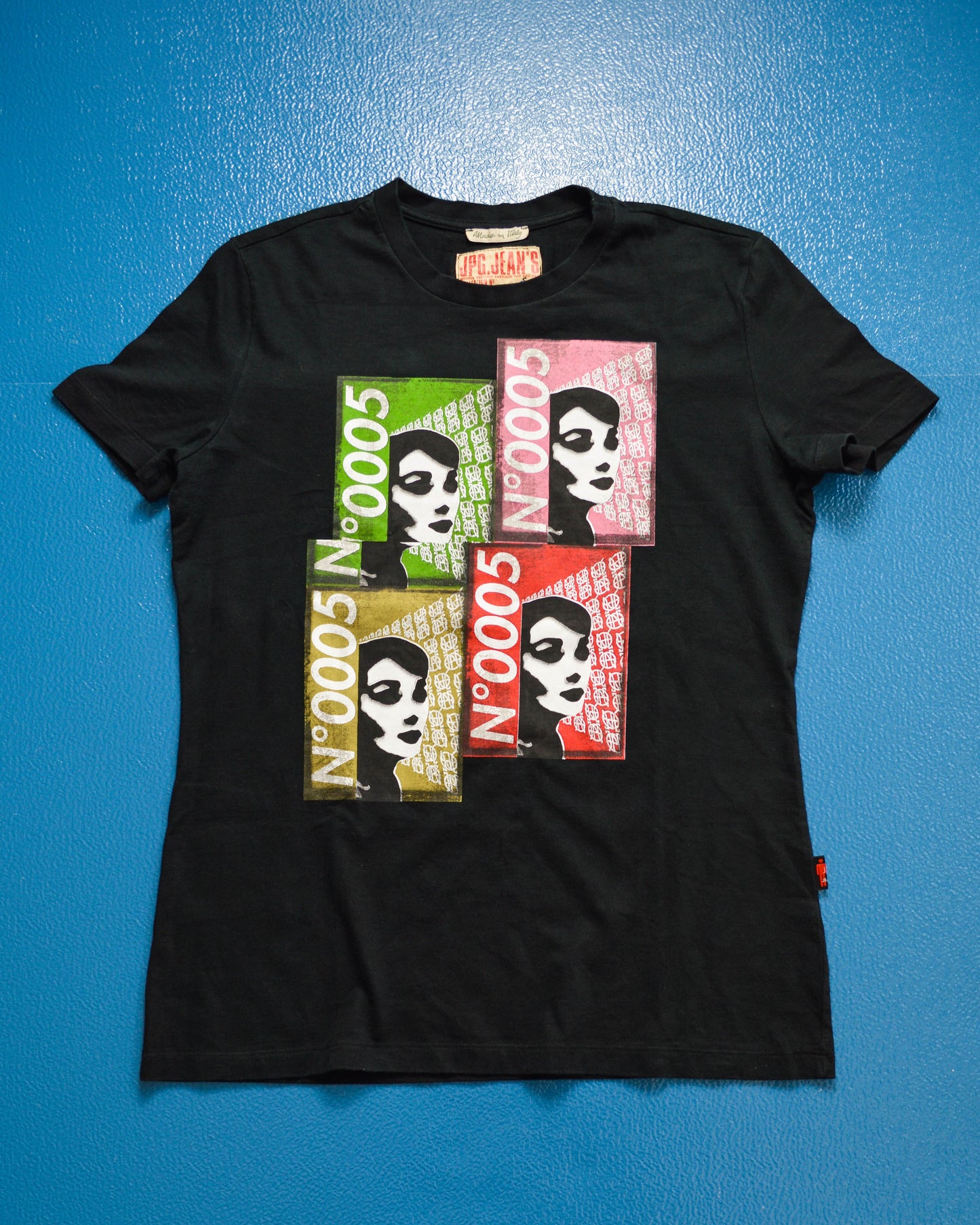 Jean Paul Gaultier Faces Billboard Black T-shirt (L)