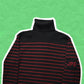 Jean Paul Gaultier Jeans Asymmetrical Block Patch Sleeve Logo Knit (~14~)
