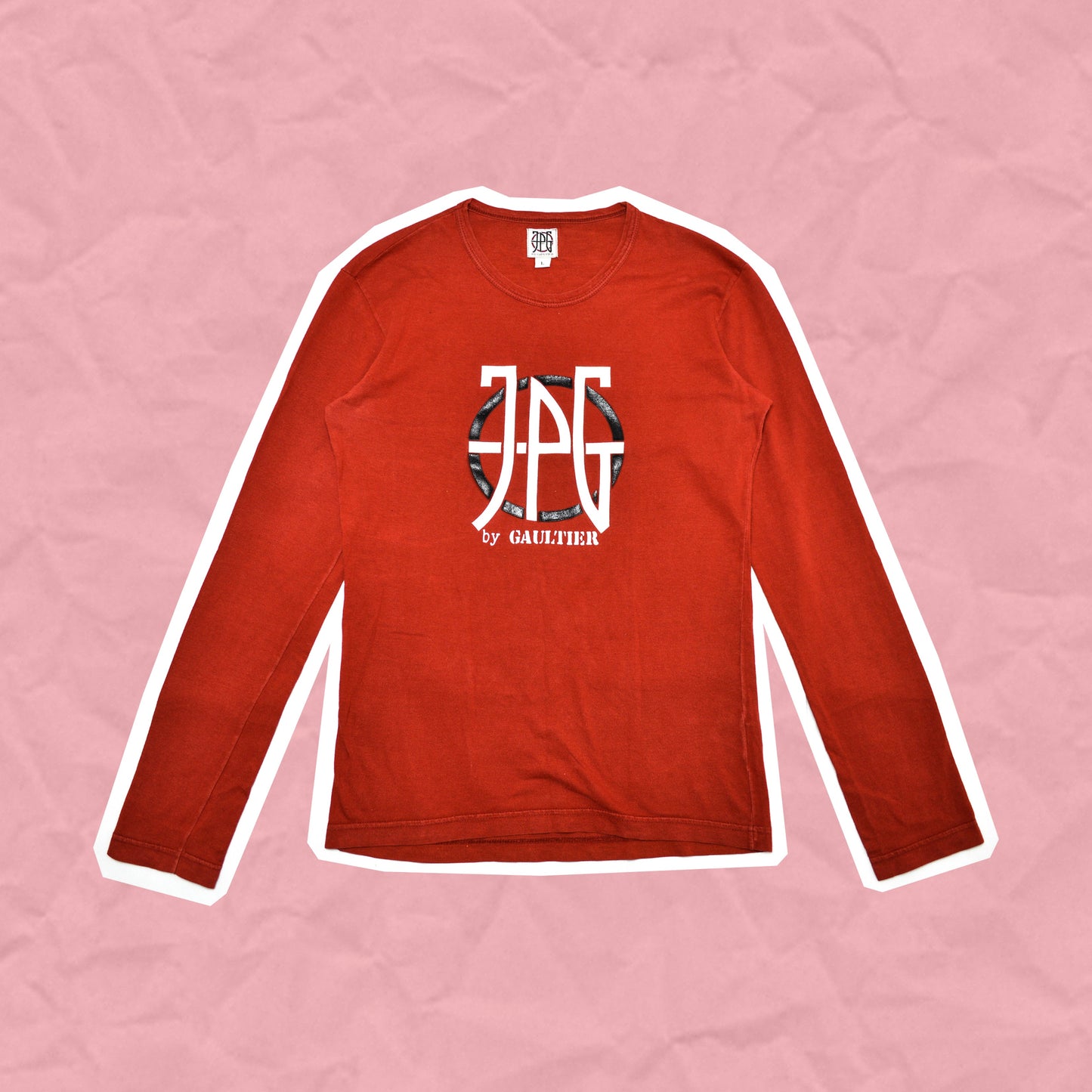 Jean Paul Gaultier Red Logo Longsleeve T Shirt