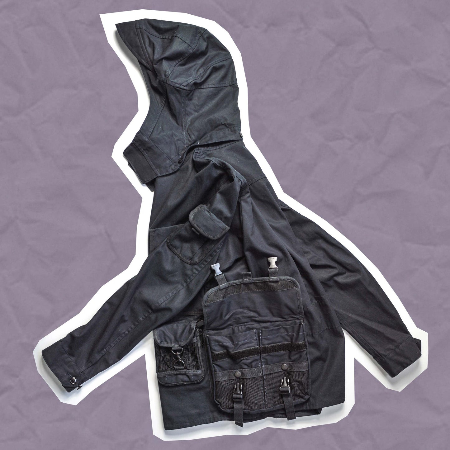 Junya Watanabe X Porter SS09 Deep Navy Utility Cargo Jacket (~S~)