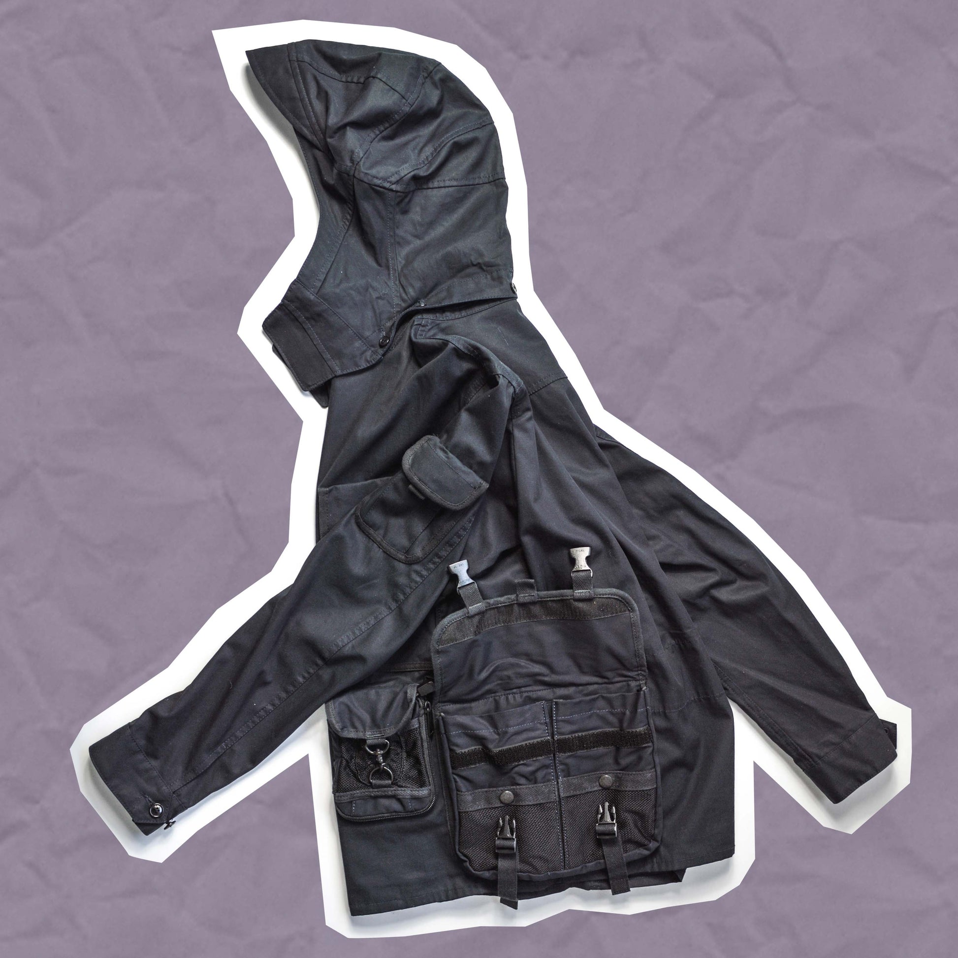 Junya Watanabe X Porter SS09 Deep Navy Utility Cargo Jacket (~S~)