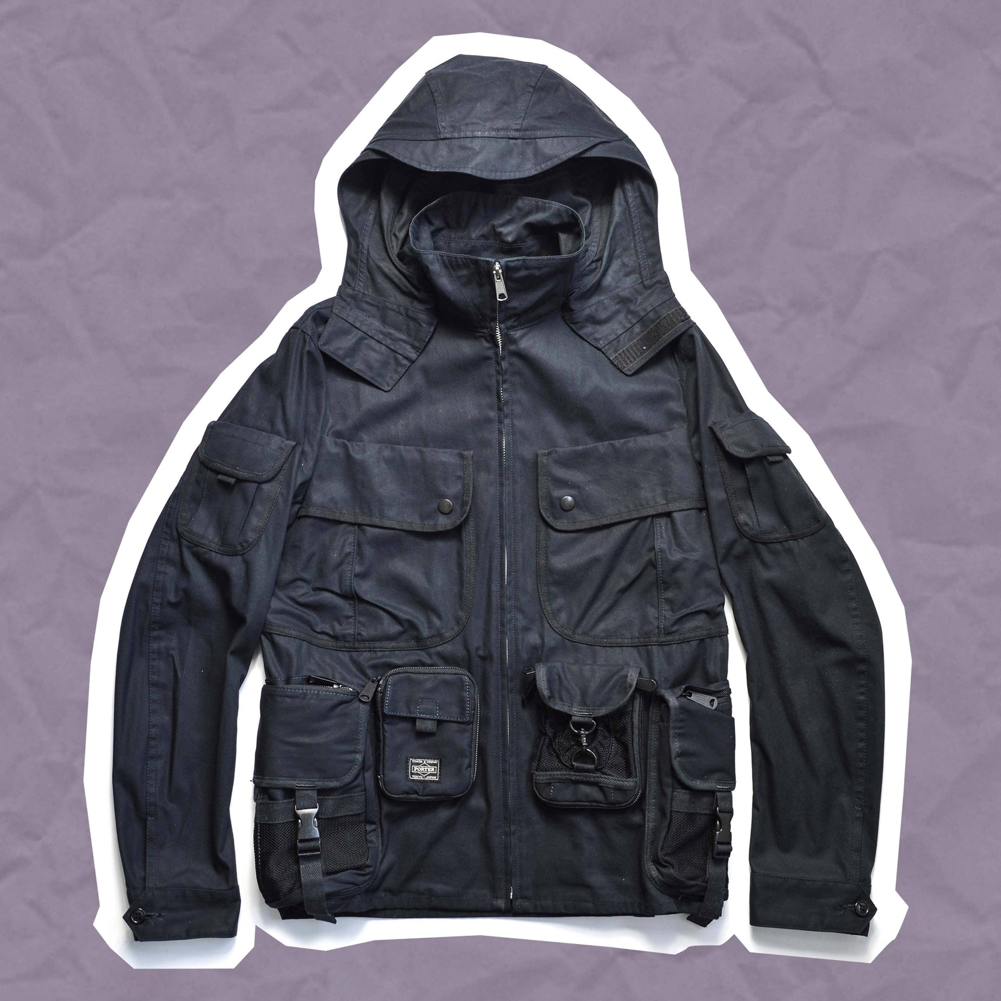 Junya Watanabe X Porter SS09 Deep Navy Utility Cargo Jacket (~S~)