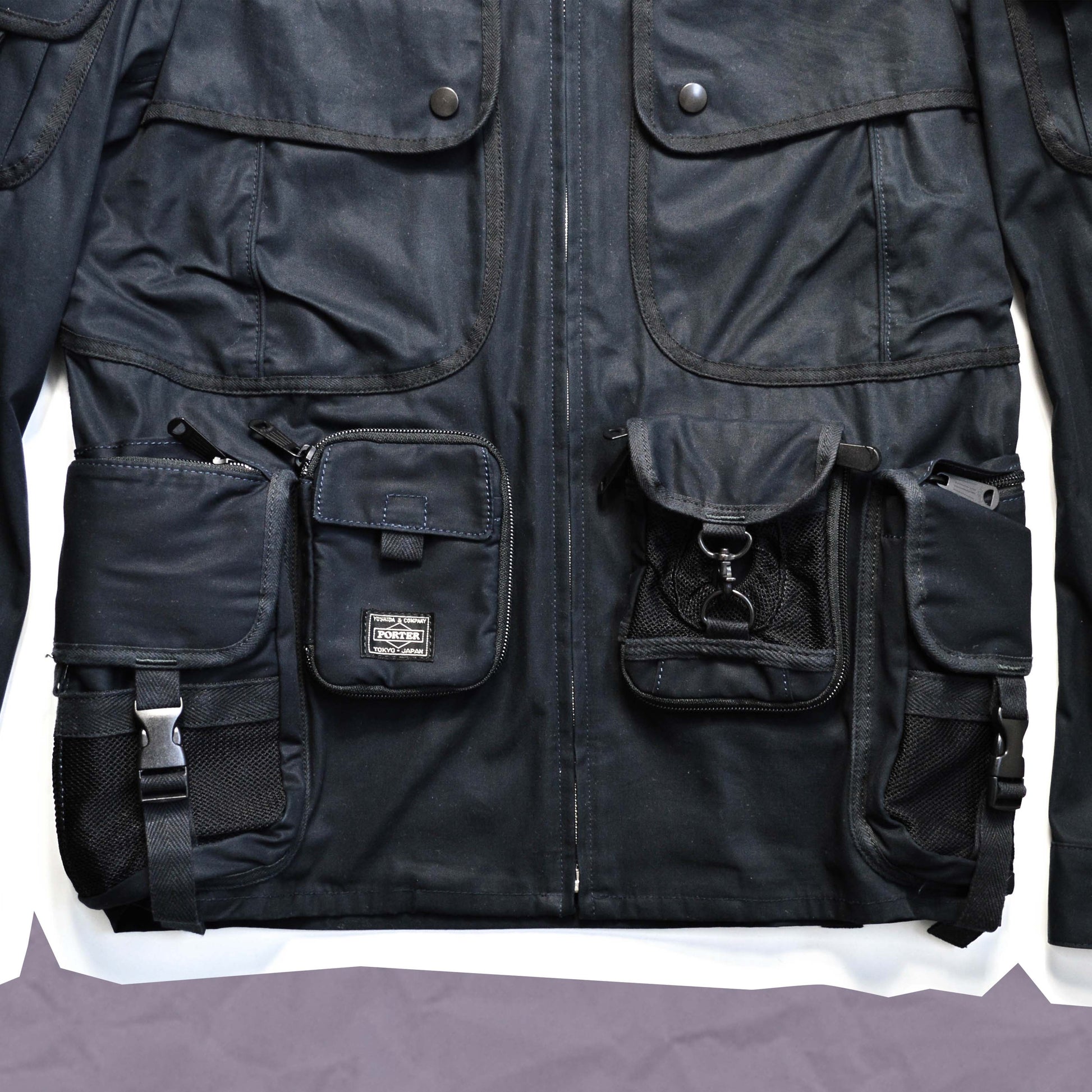 Junya Watanabe X Porter SS09 Deep Navy Utility Cargo Jacket (~S~)