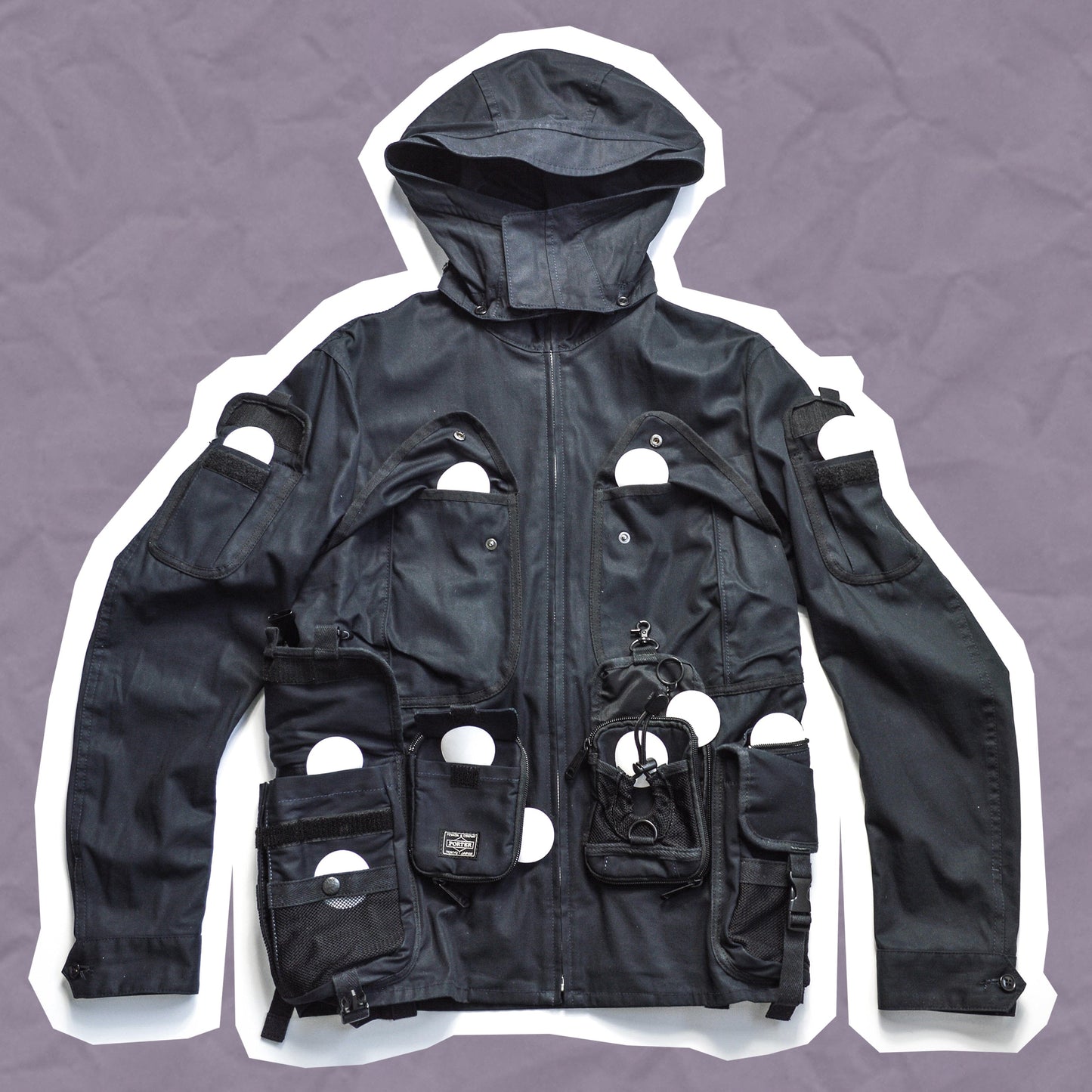 Junya Watanabe X Porter SS09 Deep Navy Utility Cargo Jacket (~S~)