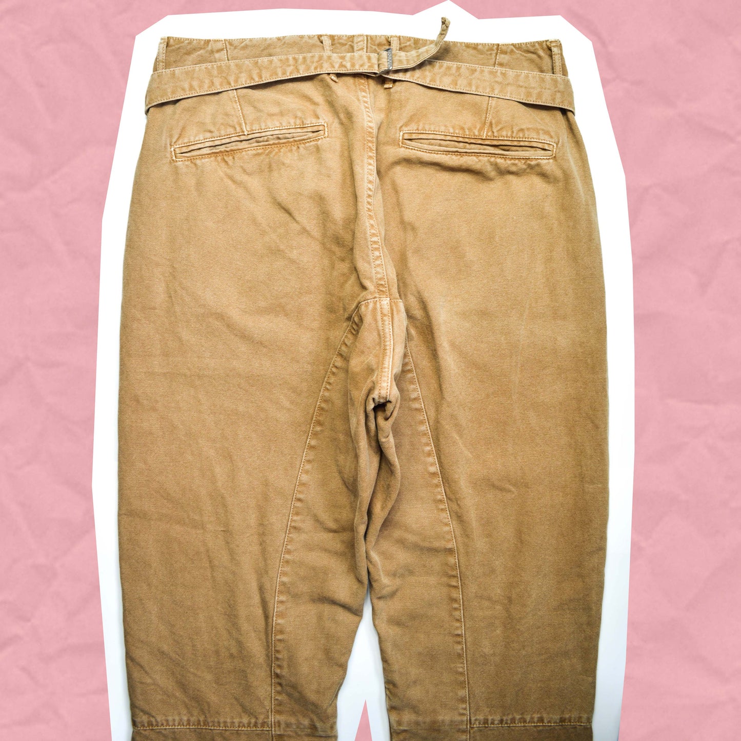 Kapital Brown Panelled Tapered Denim Pants (30~32)