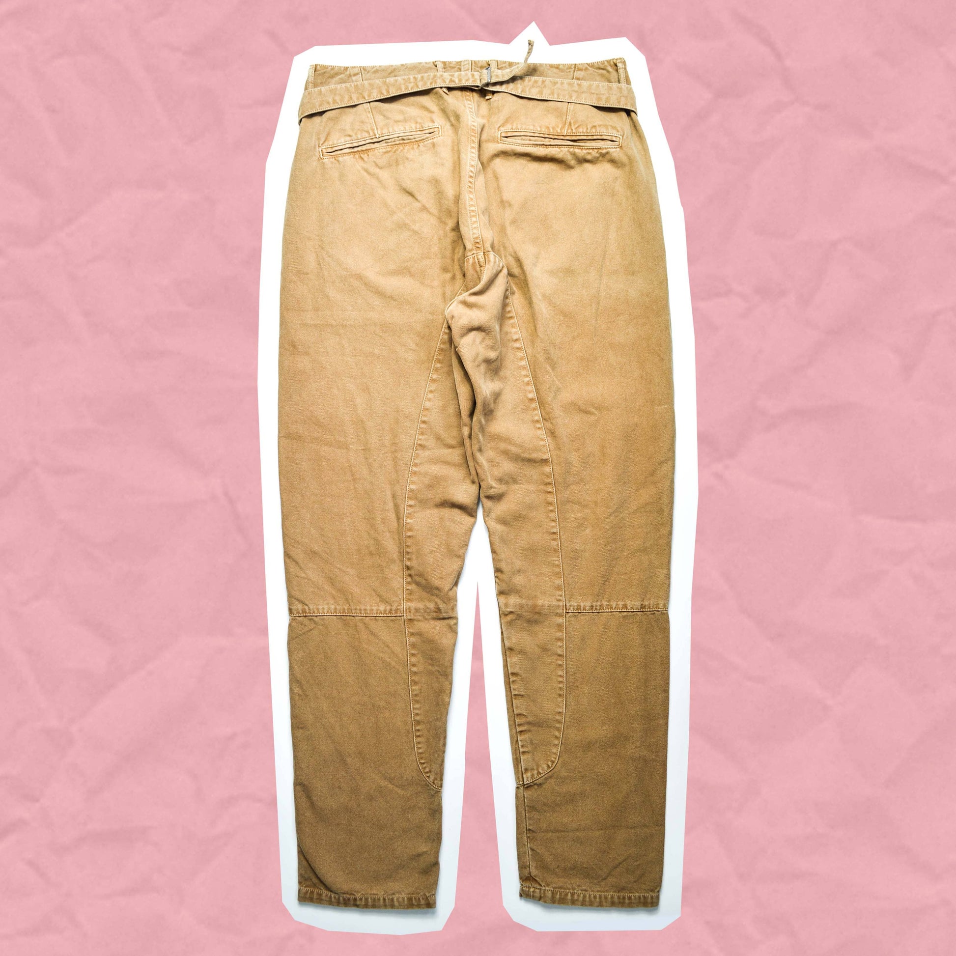 Kapital Brown Panelled Tapered Denim Pants (30~32)