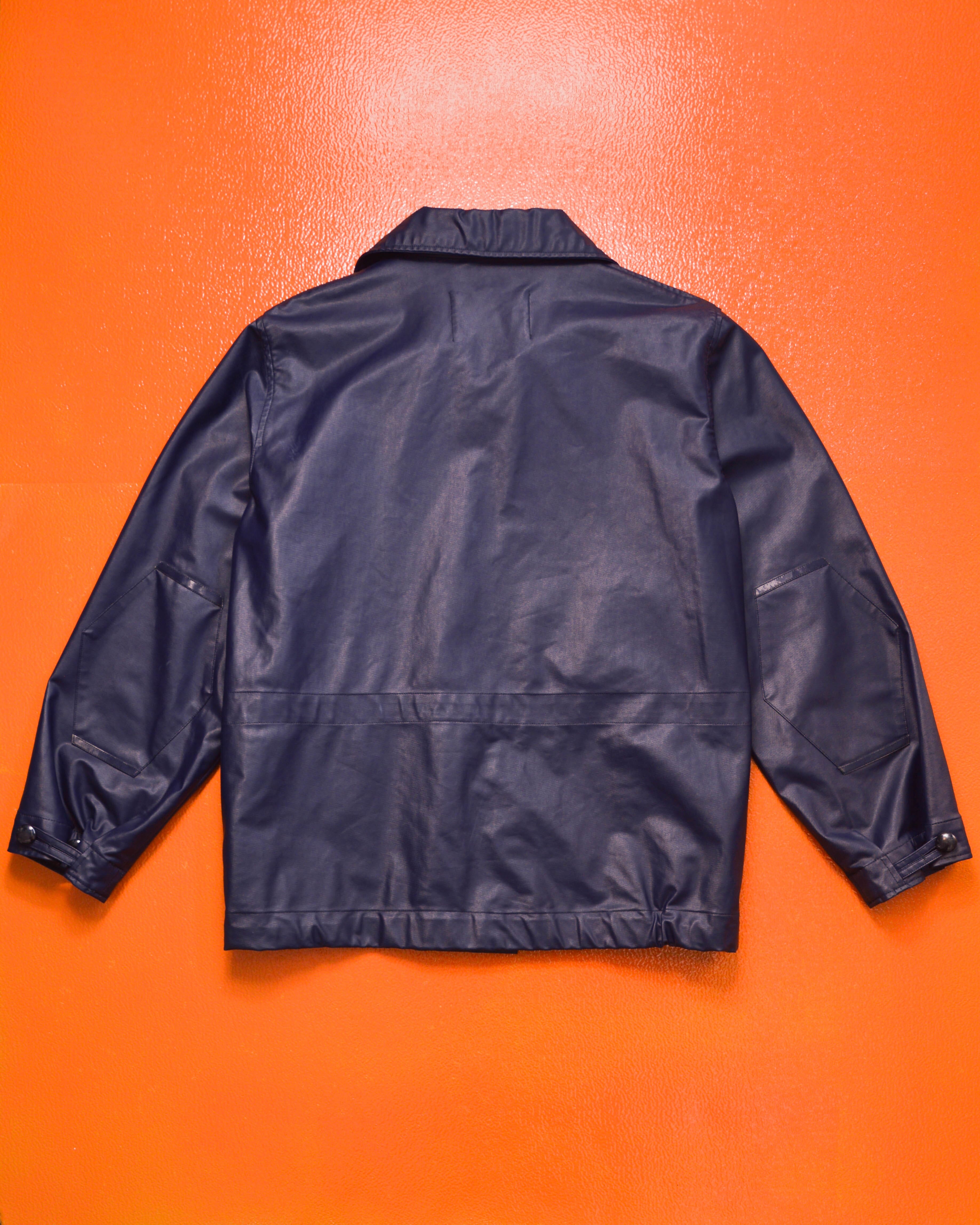 Left Hand By Massimo Osti 90s Deep Purple Button Up Work Jacket 