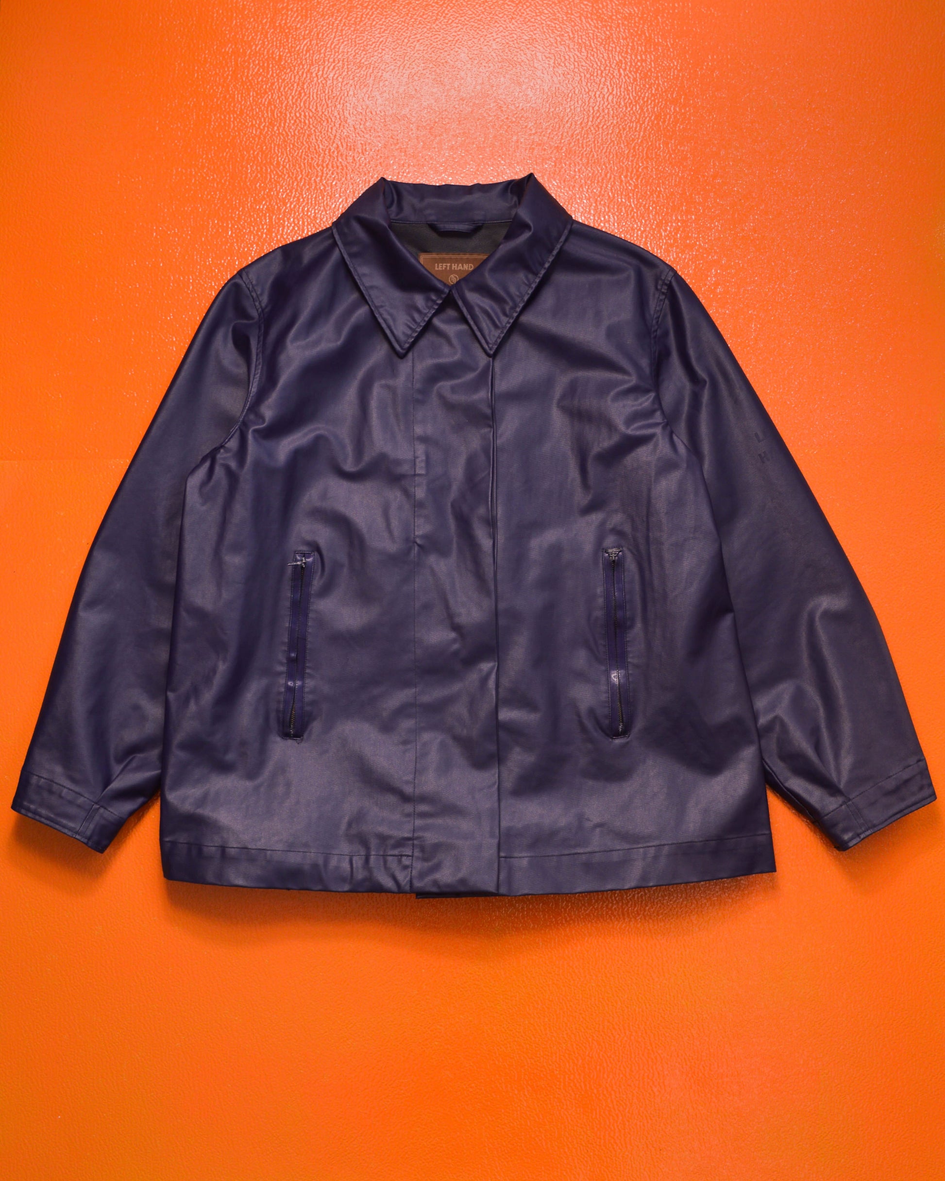 Left Hand By Massimo Osti 90s Deep Purple Button Up Work Jacket (~M~)