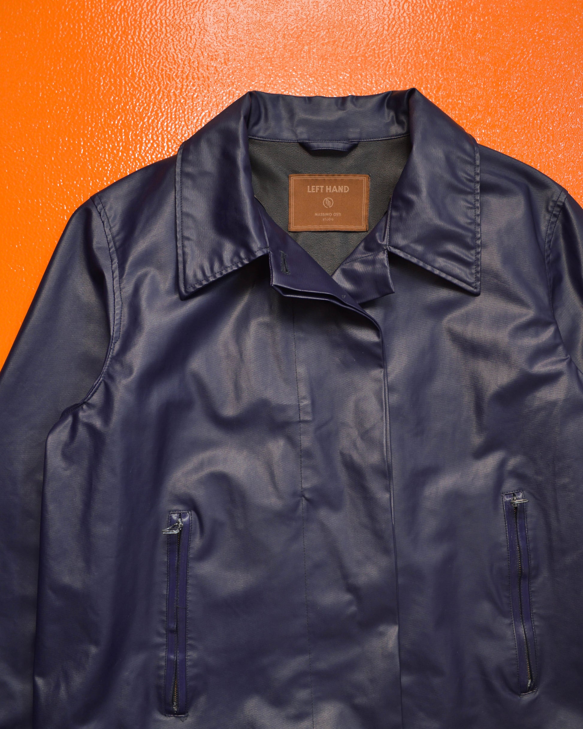 Left Hand By Massimo Osti 90s Deep Purple Button Up Work Jacket (~M~)