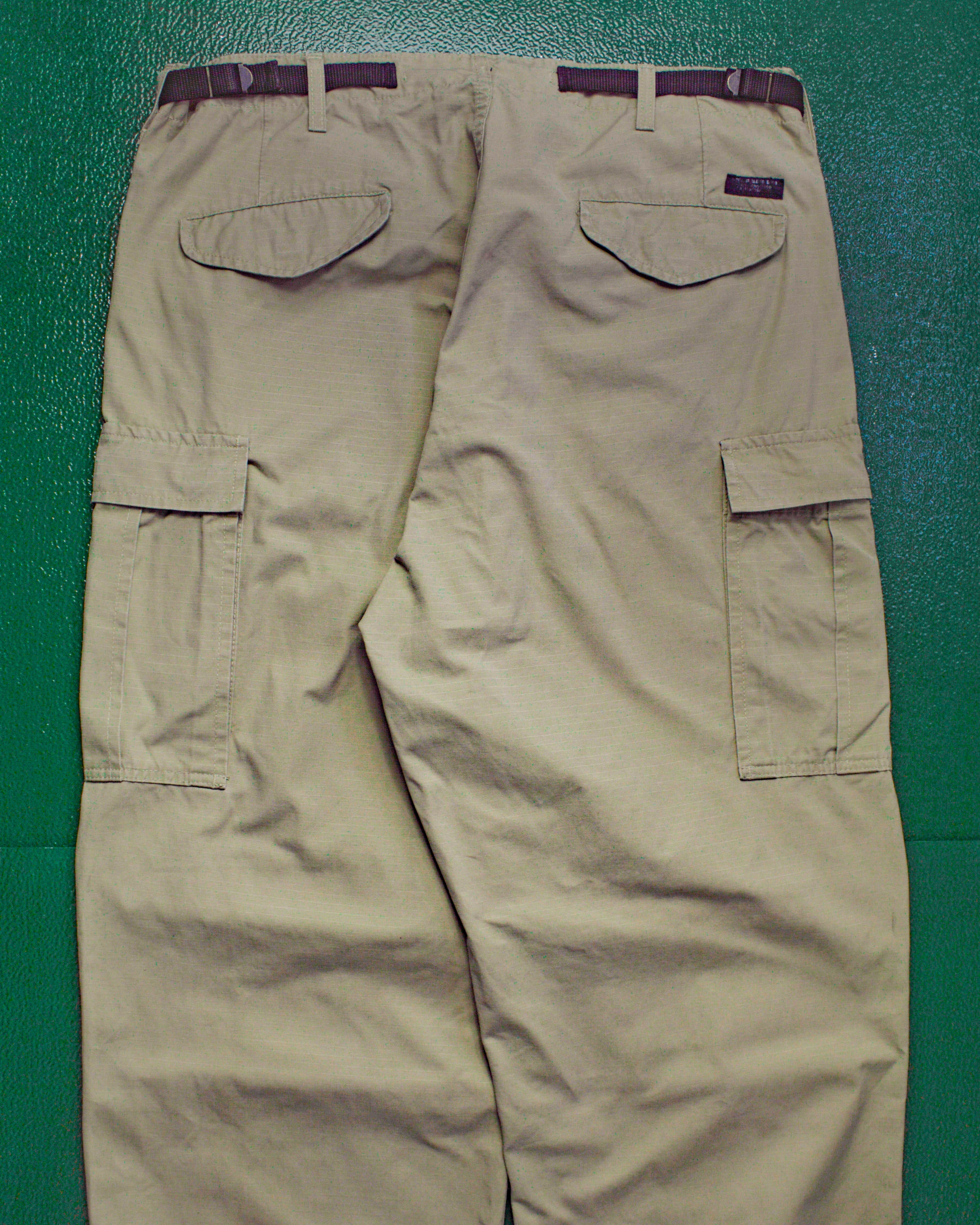 Pleated Wide Leg Women's Trouser Pants - Green