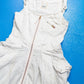 Marithe Francois Girbaud Early 2000s Cargo Pinstriped Balloon Style Cargo Pocket Zip Dress (42)