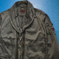 Marithe Francois Girbaud Washed Grey Butterfly Zip Up Jacket (~L~)