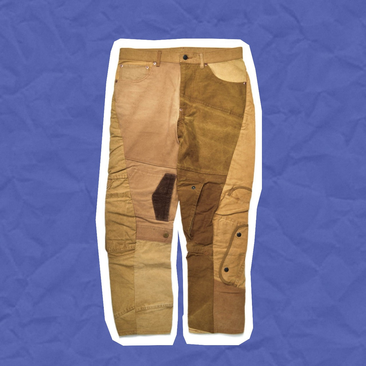 Needles Rebuild Heavy Patchwork Cargo Pants (34)