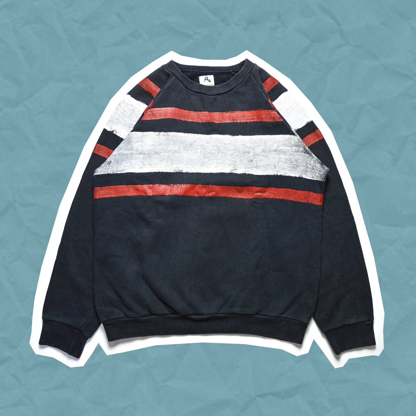 Nepenthes Painted Striped Crewneck (M)