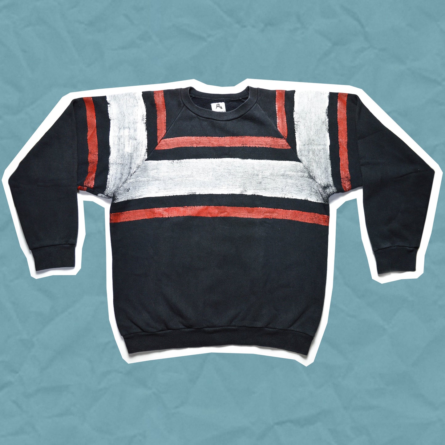 Nepenthes Painted Striped Crewneck (M)