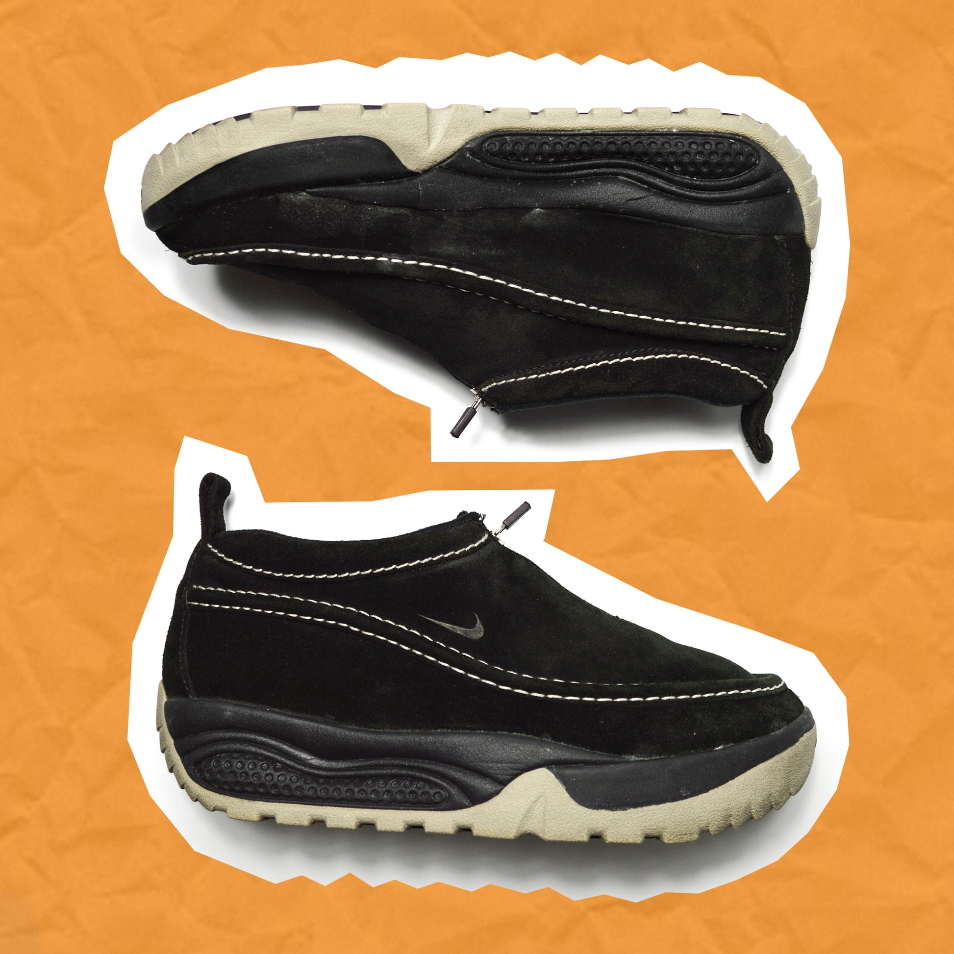 Nike ACG 1999 Izy Front Zip Black Sneakers (UK 10)