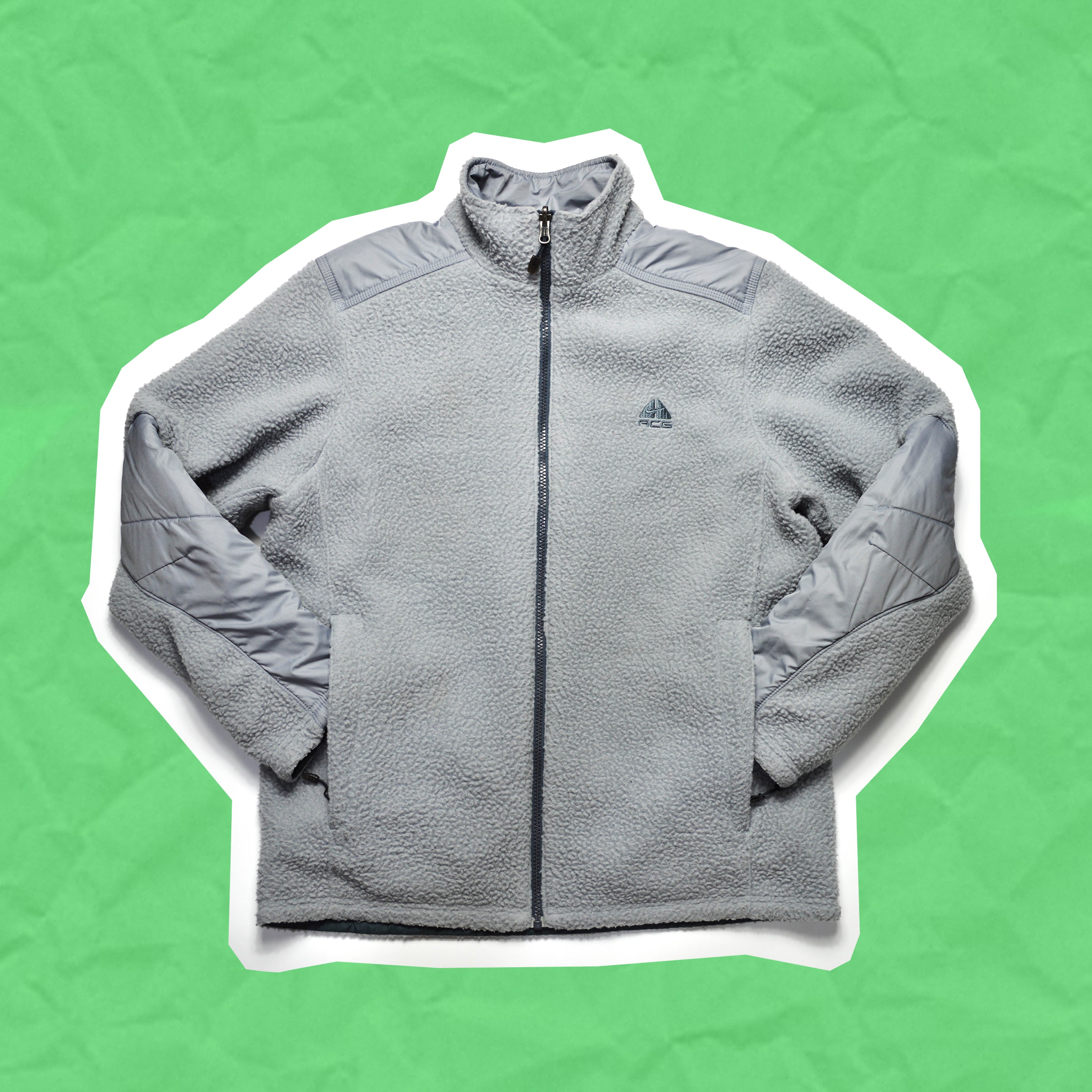 Asymmetrical clearance fleece jacket