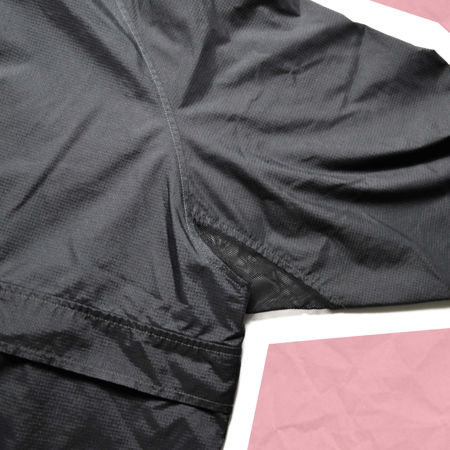 Nike ACG Deep Grey Ripstop Quarter Zip Packable Pullover Jacket (XL)
