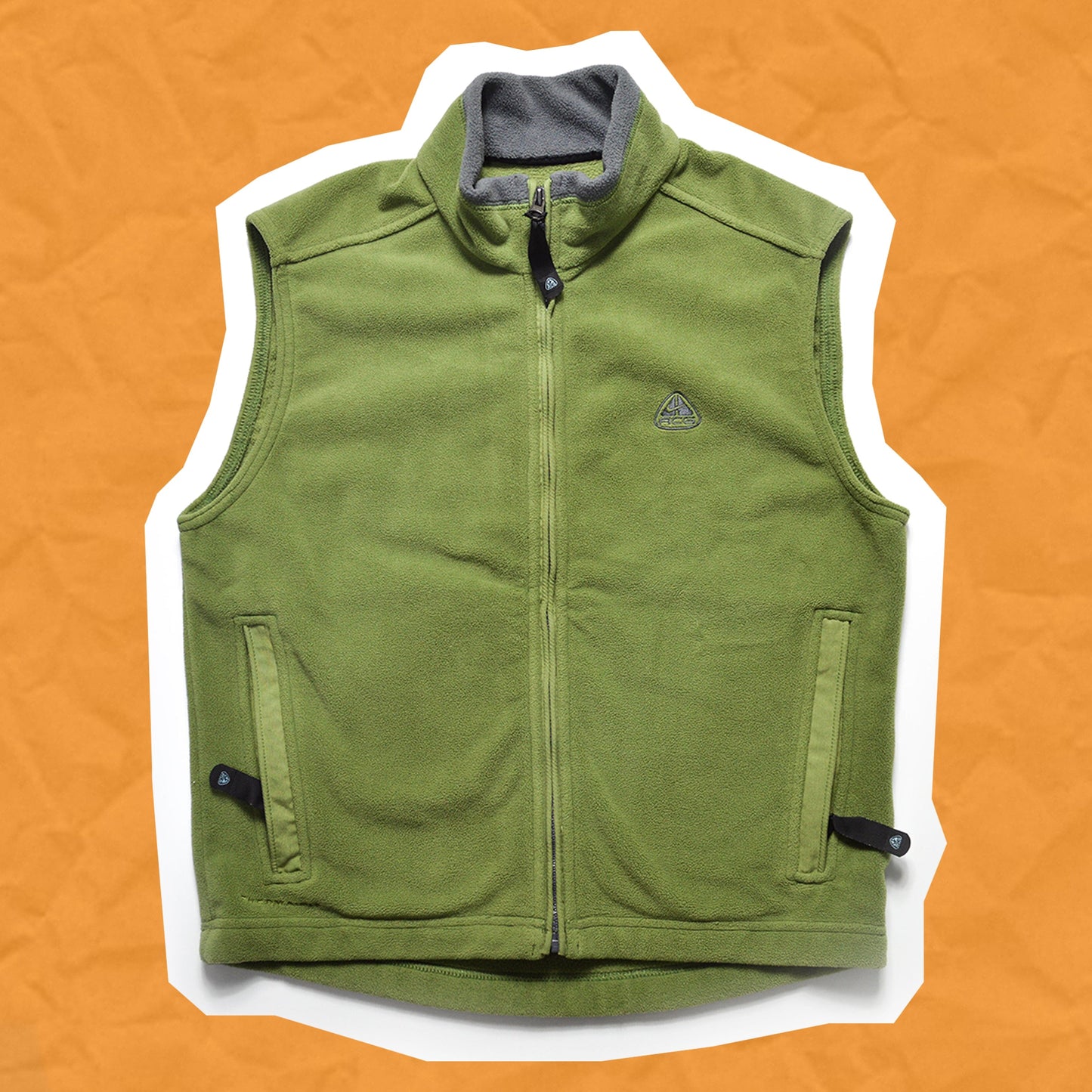 Nike ACG Muted Green Fleece Vest (XS~S)