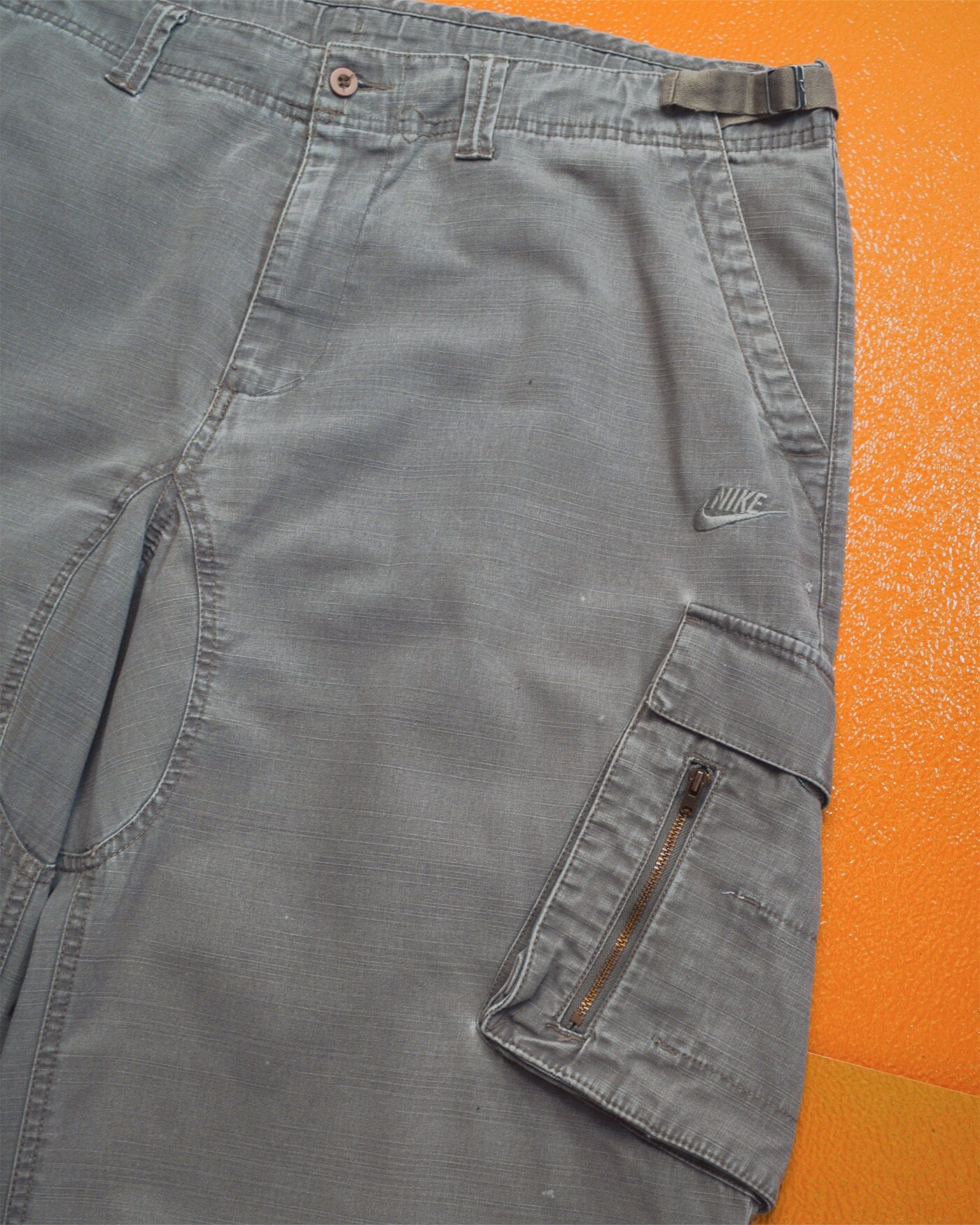 Nike Aged Grey Asymmetrical Cargo Pants (XXL)