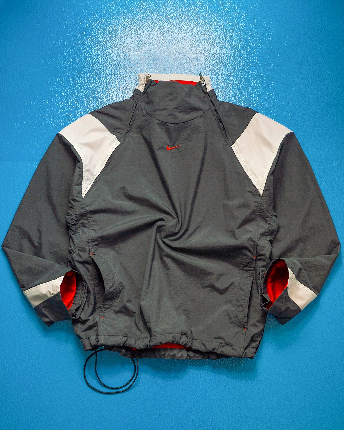 Nike Air Max Dual Zip Center Swoosh Panelled Pullover Track Jacket (~M~)