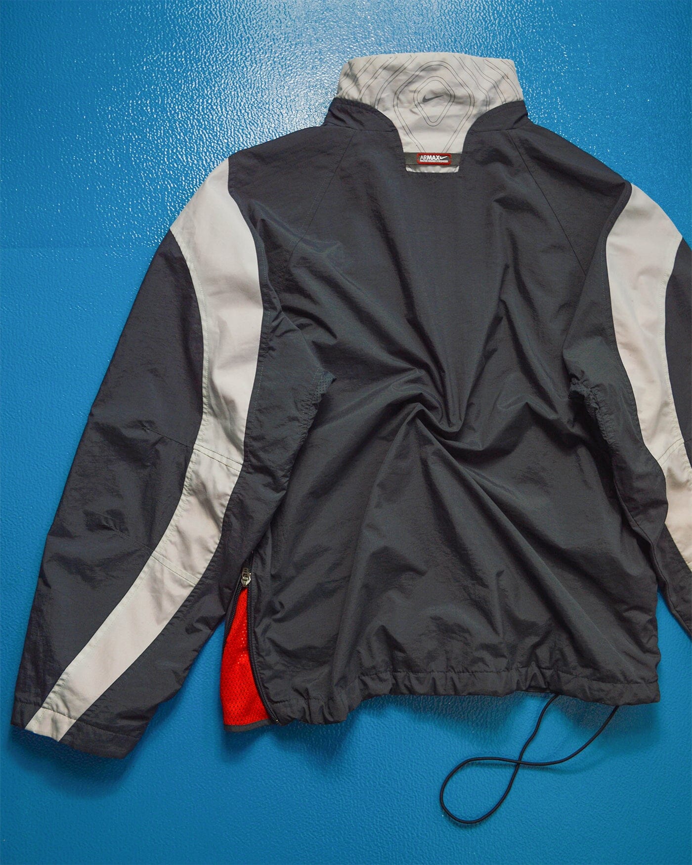 Nike Air Max Dual Zip Center Swoosh Panelled Pullover Track Jacket (~M~)