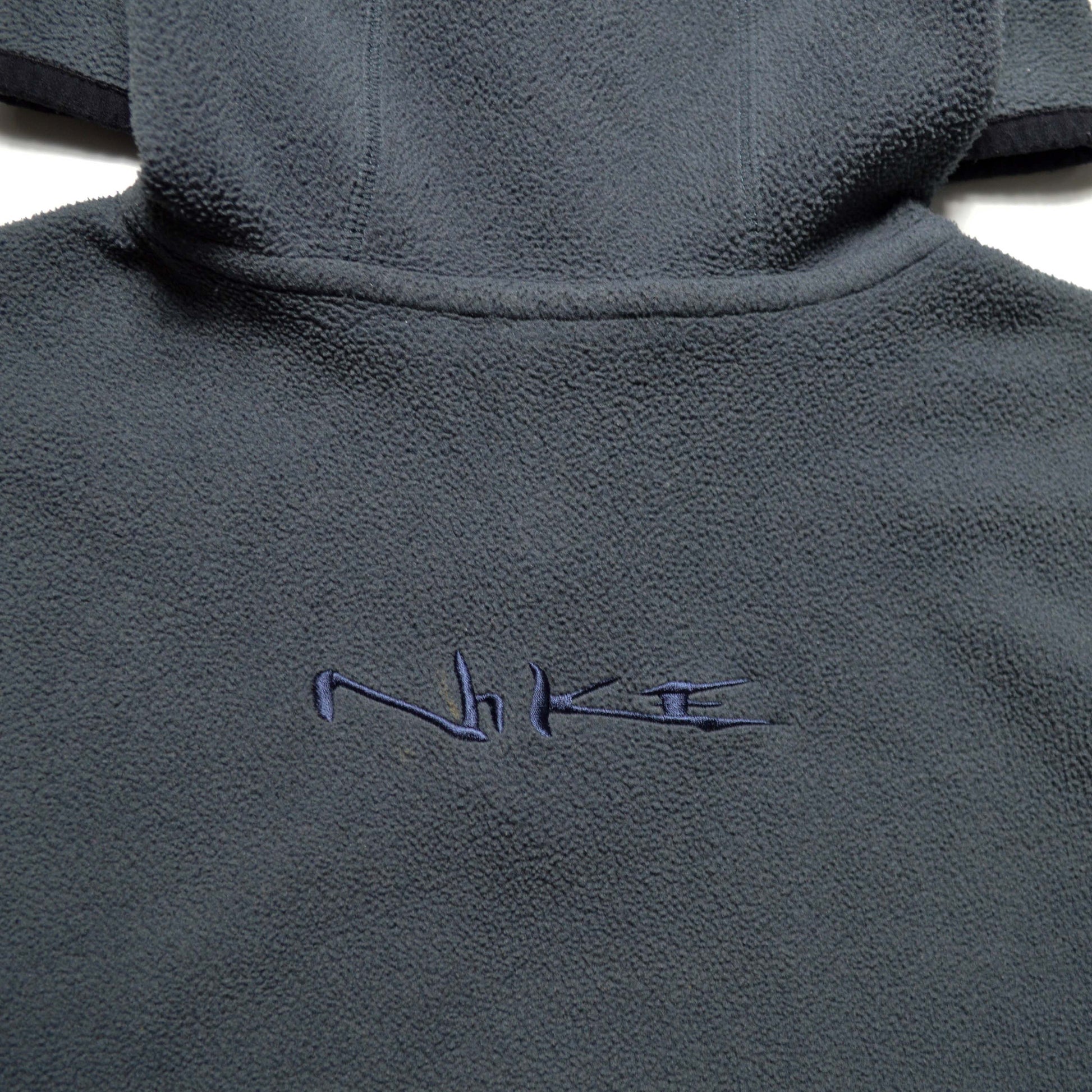 Nike Fall 2000 Panelled Quarter Zip Fleece Hoody (M~L)