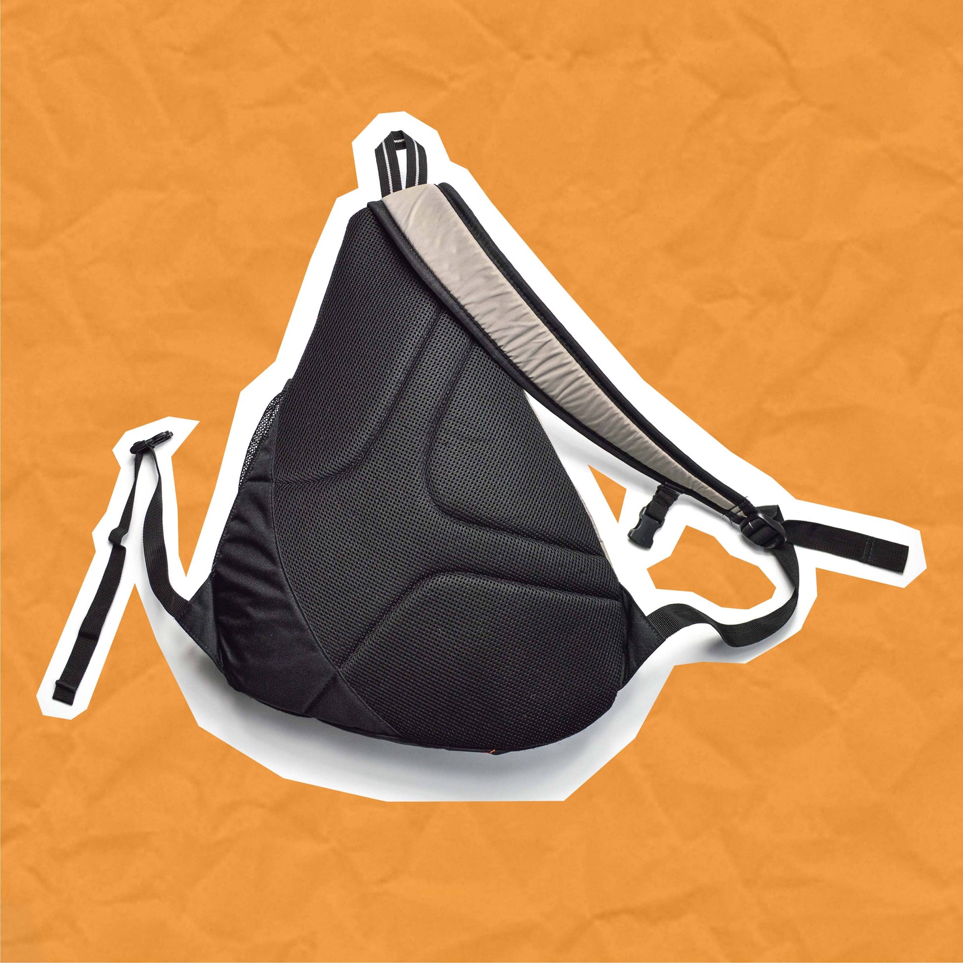 Nike Grey/Black/Orange Tri-Harness Mini Tactical Bag (OS)