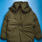 Nike Olive Military Style Minimal Down Split Hood Parka Jacket (XL)