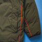 Nike Olive Military Style Minimal Down Split Hood Parka Jacket (XL)