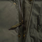 Nike Olive Military Style Minimal Down Split Hood Parka Jacket (XL)