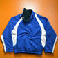 Nike Reversible Center Swoosh Asymmetrical Zipper Fleece Pullover (S~M)