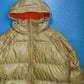 Nike Reversible Nylon / Fleece Gold / Orange Puffer Jacket (XL)