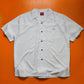 Oakley White Open Collar Short Sleeve Shirt (L~XL)