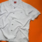 Oakley White Open Collar Short Sleeve Shirt (L~XL)