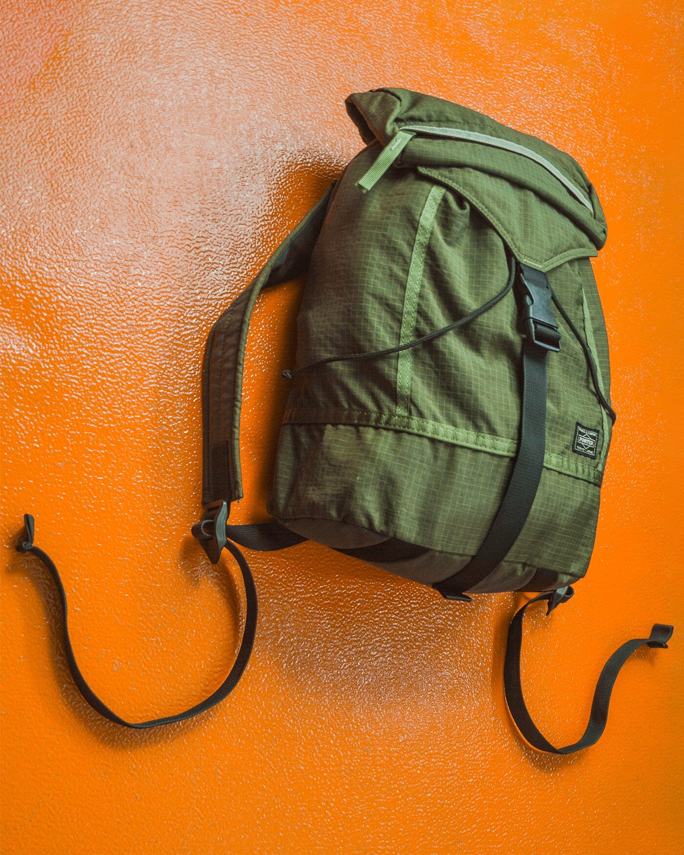Porter Yoshida Green Ripstop Backpack / Rucksack Bag (~OS~)