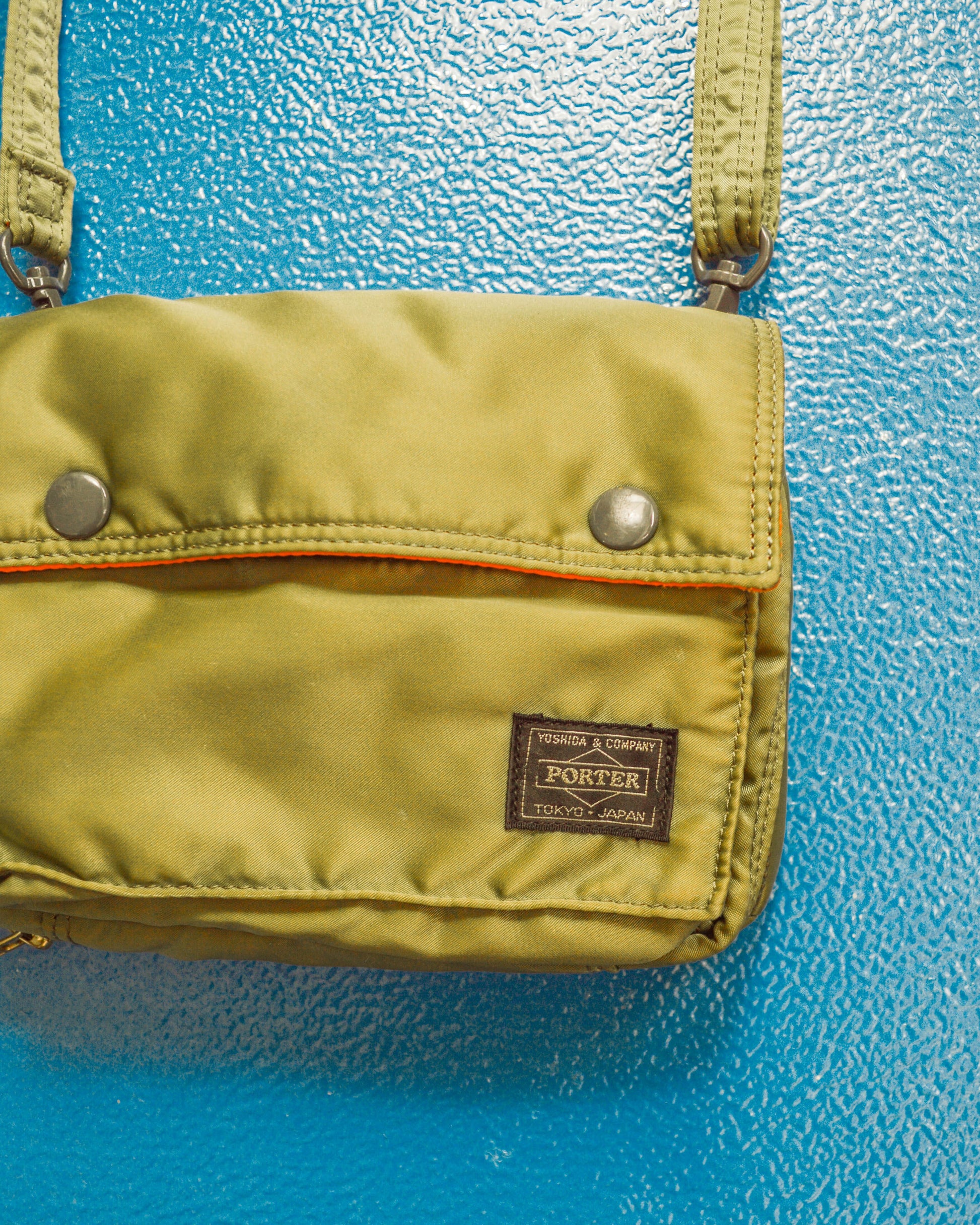 Porter Yoshida Warm Green Tanker Shoulder / Side Bag (~OS~)