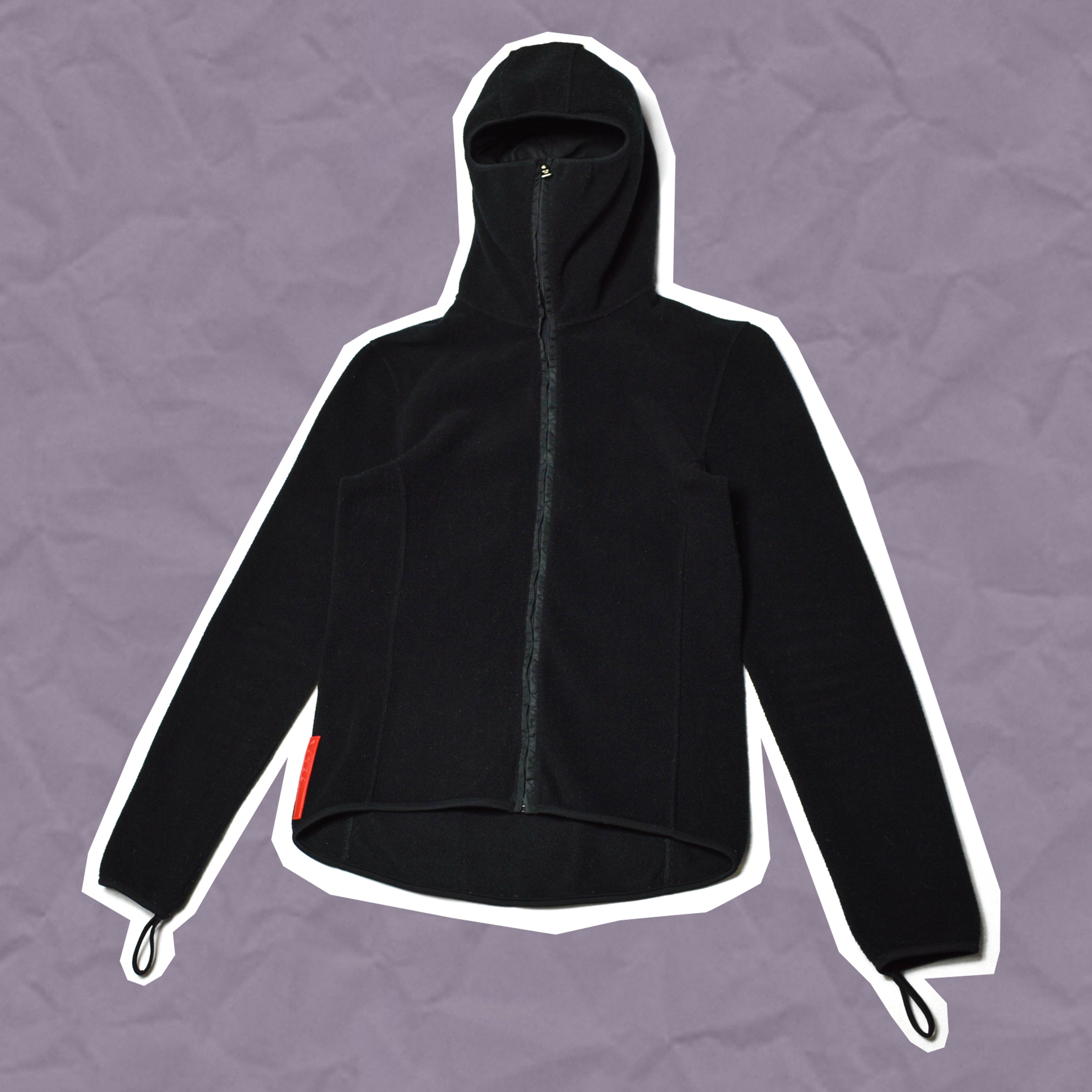 Prada Ninja Fleece Hoody Black – shop.allenreji