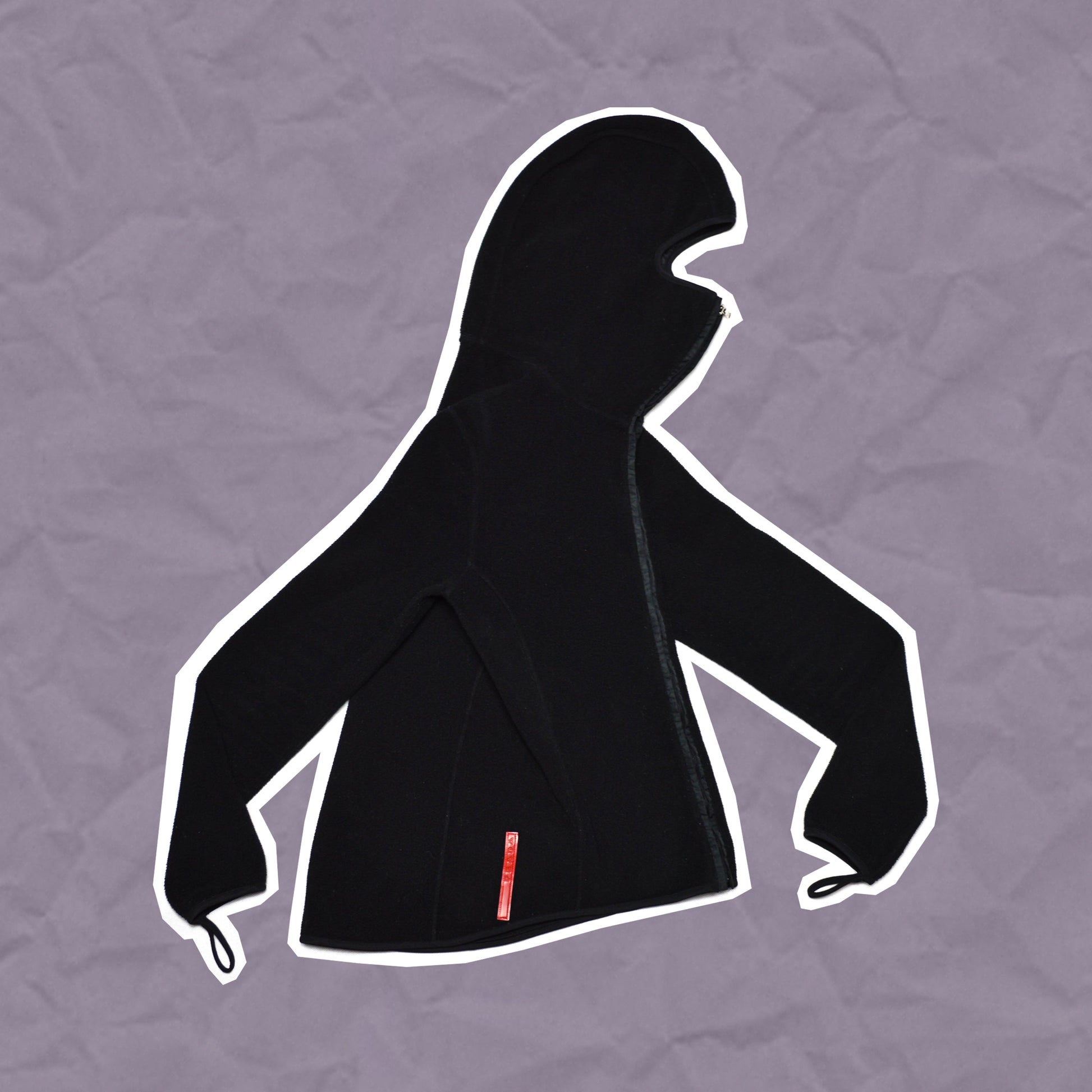 Prada Ninja Fleece Hoody Black (S)